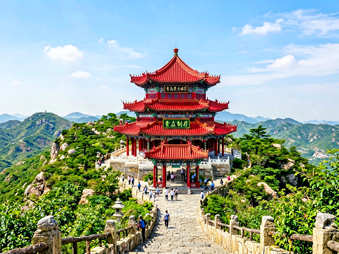 青岛景点推荐观象山：站在制高点，把红瓦绿树一眼看尽