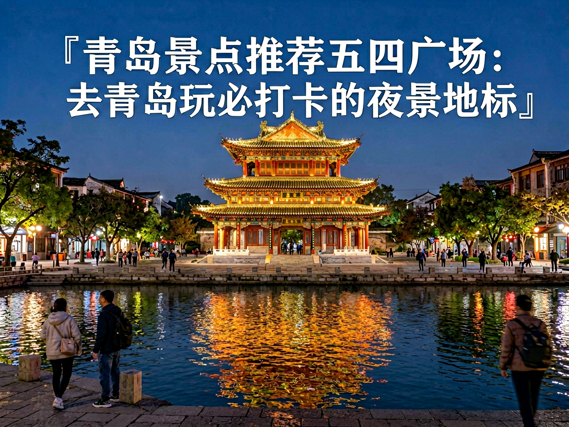 青岛景点推荐五四广场：去青岛玩必打卡的夜景地标