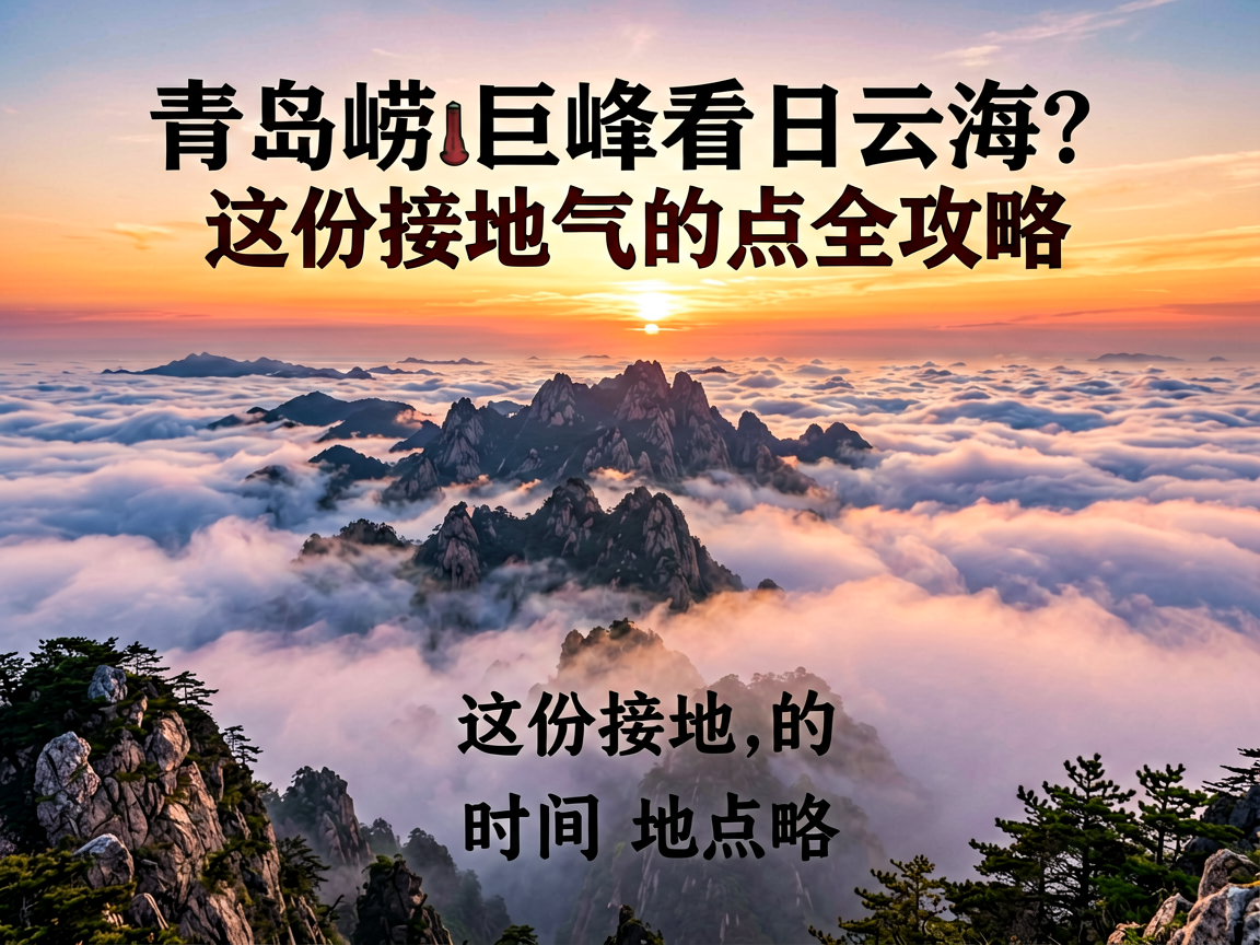青岛崂山巨峰看日出云海?这份接地气的时间地点全攻略