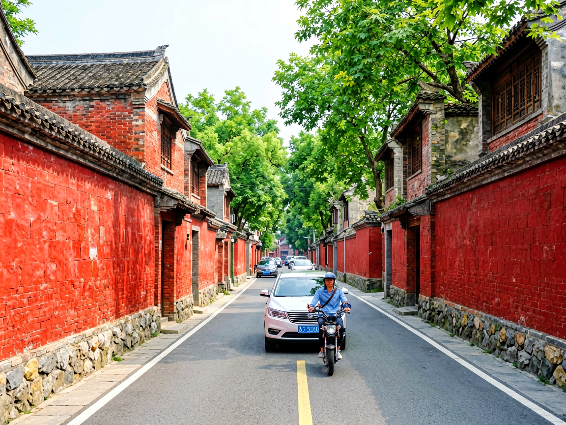 青岛鱼山路自驾：穿梭在百年红墙与梧桐树影间的时光隧道