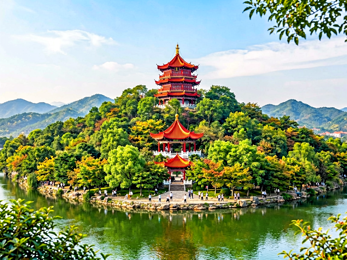 青岛旅游攻略：信号山公园，俯瞰红瓦绿树的最佳机位