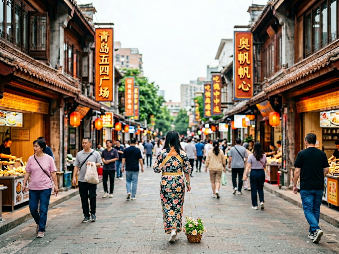 青岛五四广场附近美食街:本地老饕带你吃遍奥帆中心