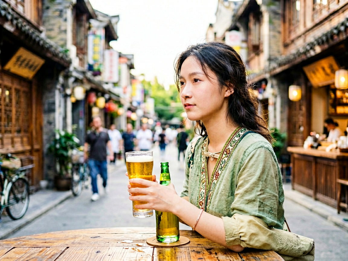 青岛景点推荐:登州路啤酒街,一场关于麦芽香气的城市漫游