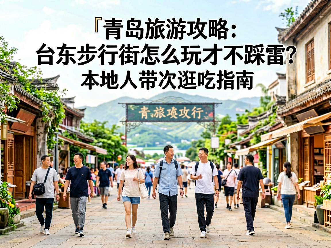 青岛旅游攻略：台东步行街怎么玩才不踩雷？本地人带你逛吃指南