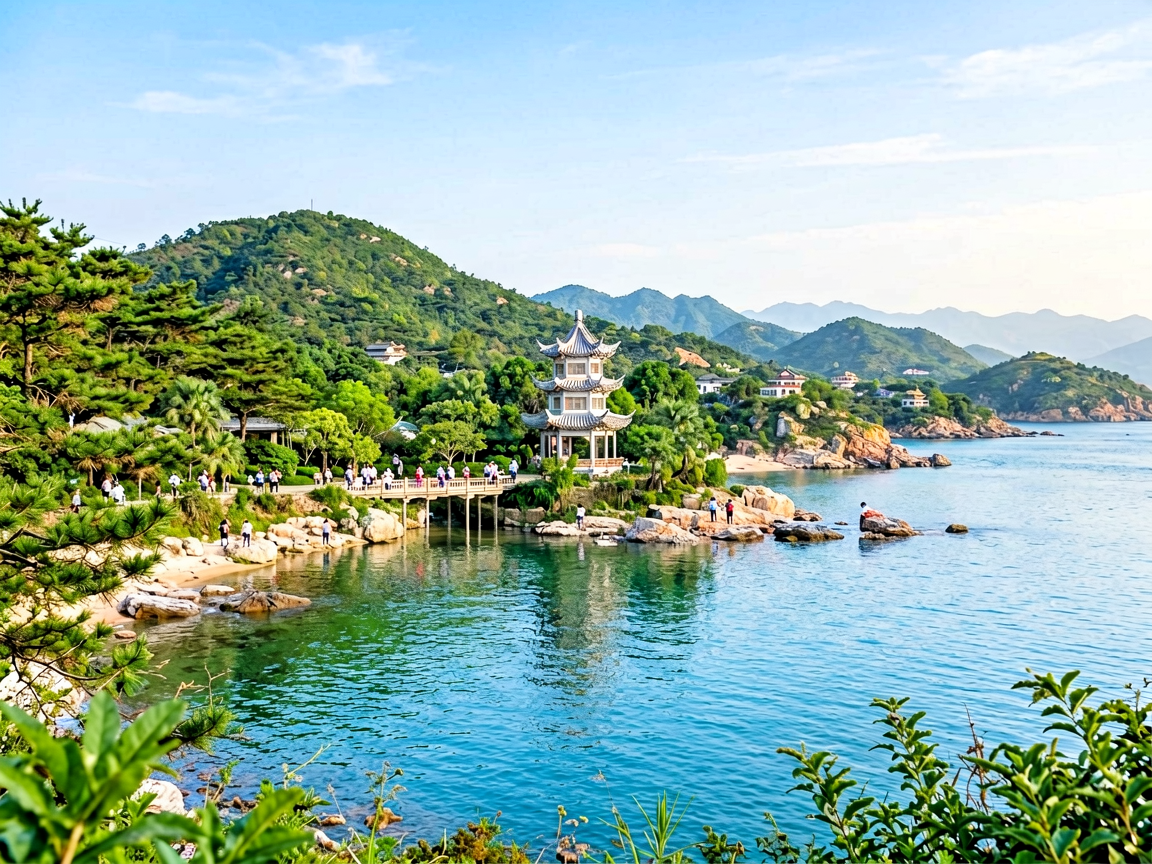 青岛景点推荐燕儿岛山公园:避开人潮,私藏看海绝景